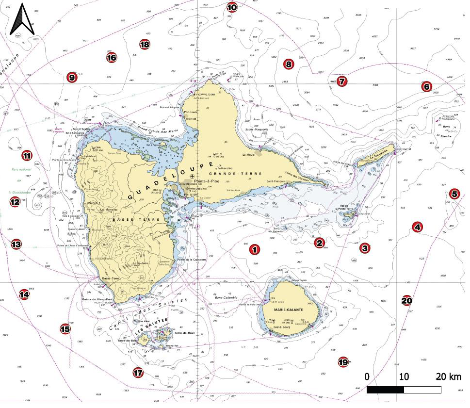 Cartographie DCP Guadeloupe
